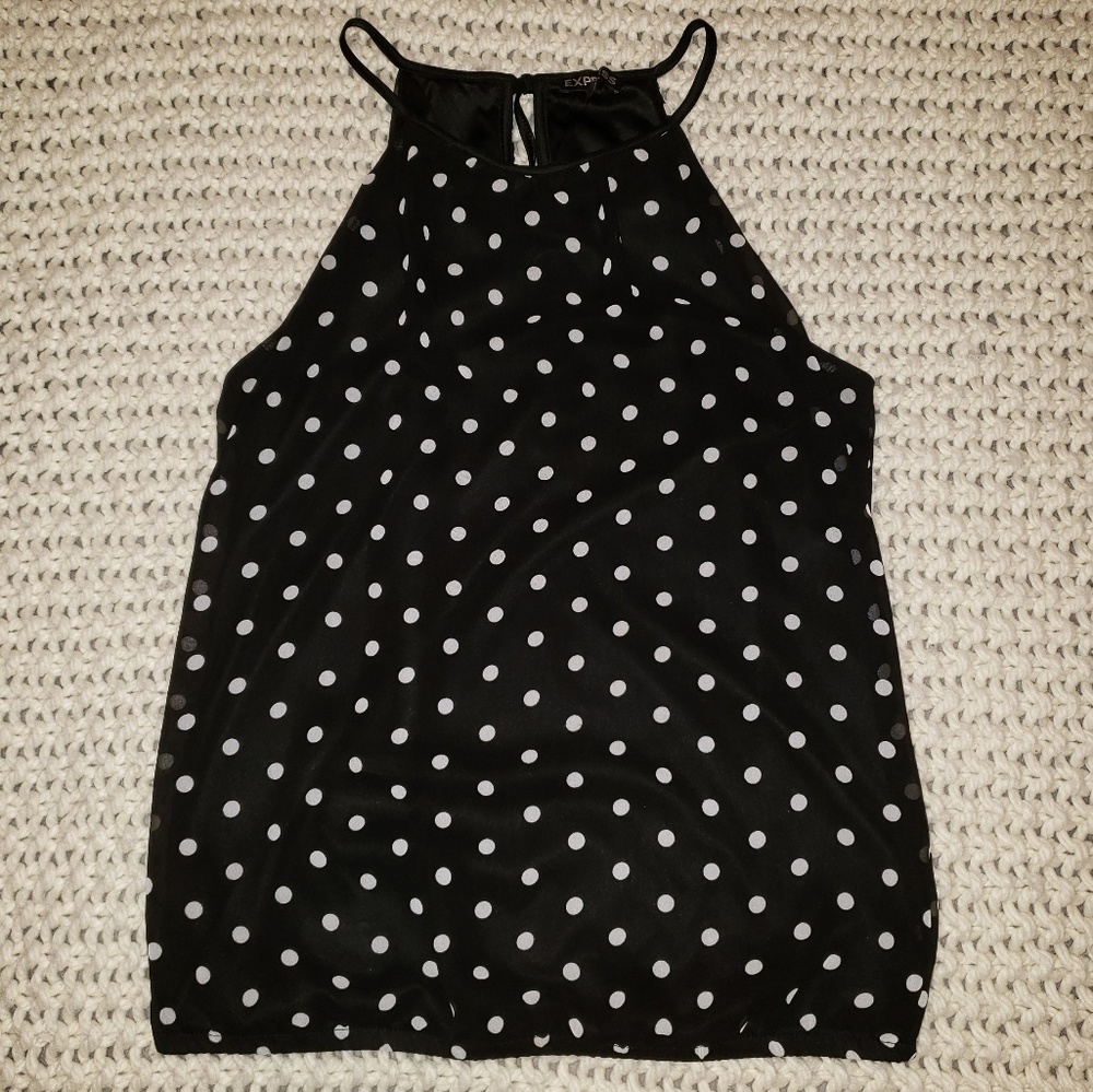 Express Polka Dot Halter